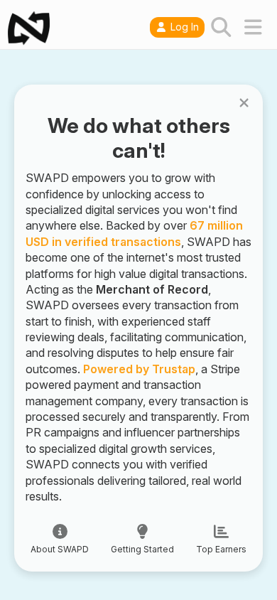 Screenshot of swapd.co