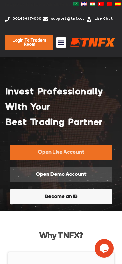 Screenshot of tnfx.co
