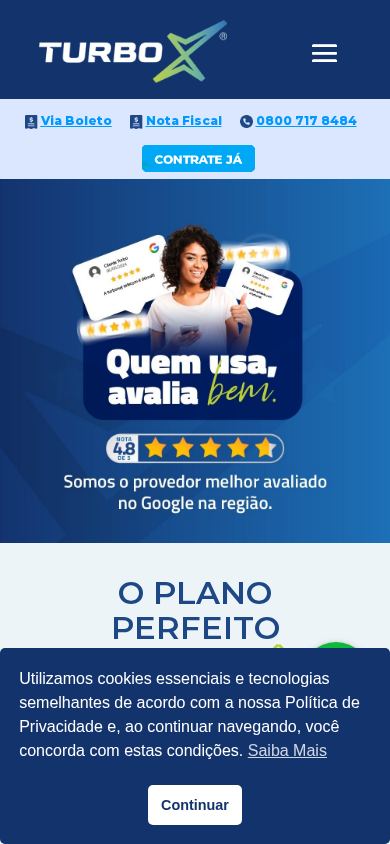 Screenshot of turboxinternet.com.br