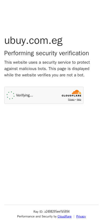 Screenshot of ubuy.com.eg