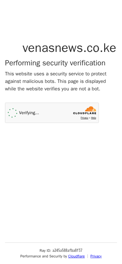 Screenshot of venasnews.co.ke