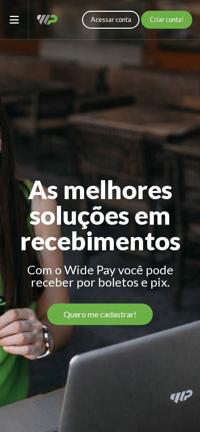 Screenshot of widepay.com