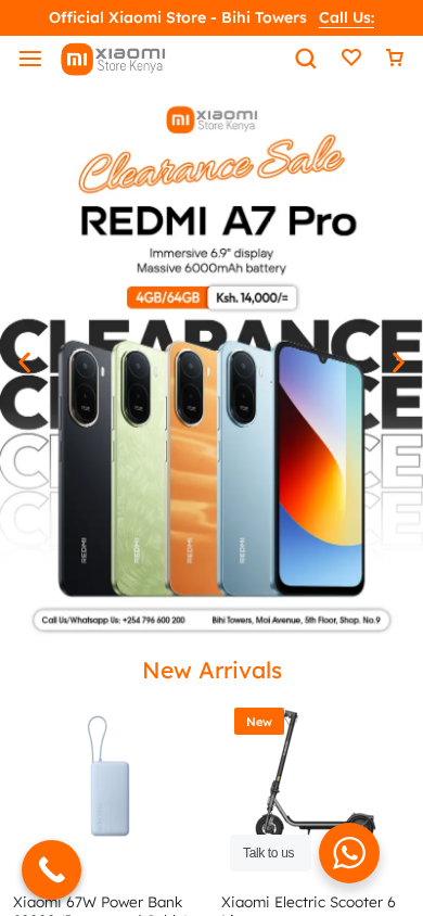 Screenshot of xiaomi-store.co.ke