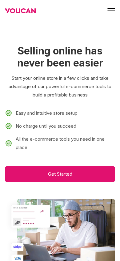 Screenshot of youcan.shop