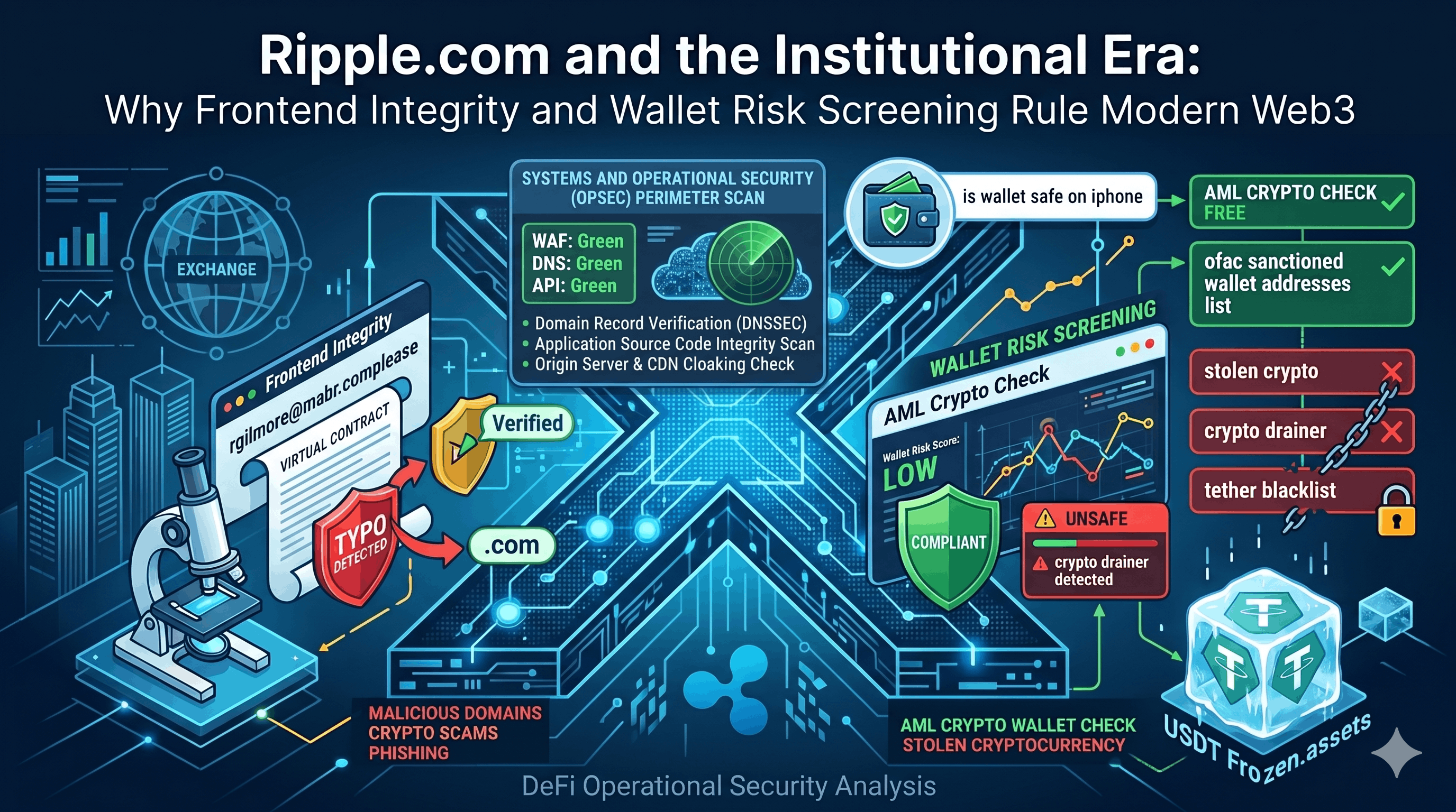 Ripple.com and the Institutional Era: Why Frontend Integrity and Wallet Risk Screening Define Modern Web3 Security